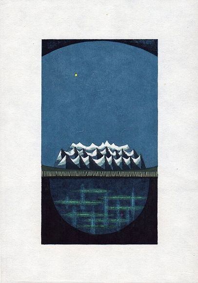 大谷一良「岩稜と湖」 | URESICA
